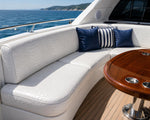 Load image into Gallery viewer, White Marine Gator Upholstery Crafting Outdoor Vinyl Fabric - Sold By The Yard - 54"
