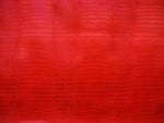 Load image into Gallery viewer, Faux vinyl Crocodile Nile Red embossed upholstery fabric sold per yard 54" Wide
