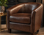 Load image into Gallery viewer, Vinyl Faux Leather Crocodile Nile embossed Faux vinyl  upholstery 55" Wide
