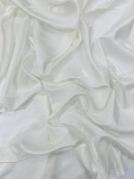 Load image into Gallery viewer, Liquid Satin Shantung Ivory Material, Elegant Formal Wear Fabric, Drapery Fabric, Event Decor
