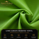 Load image into Gallery viewer, Lime Green  commercial grade upholstery faux vinyl 54" Wide Sold BY THE YARD
