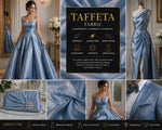 Load image into Gallery viewer, Taffeta SKY BLUE Dress Drapery Taffeta fabric sold BTY 60" Wide
