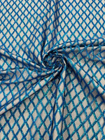 Load image into Gallery viewer, Mermaid Diamond Sequin Mesh sequin fabric , Prom Dress , Evening Gown Material
