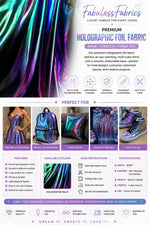 Load image into Gallery viewer, Iridescent Blue Green Metallic Foil 4Way Stretch Spandex fabric  58" Wide, BY THE YARD
