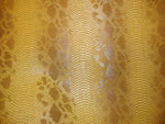 Load image into Gallery viewer, vinyl faux leather Snake Viper  Caramel  Embossed pattern upholstery 54" Wide

