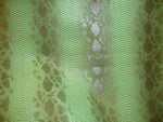 Load image into Gallery viewer, Faux vinyl leather , viper Snake  Embossed fabric sold by the yard 54" Wide
