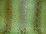 Load image into Gallery viewer, Faux vinyl leather , viper Snake  Embossed fabric sold by the yard 54" Wide
