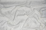 Load image into Gallery viewer, Satin Iridescent Shimmer Crushed  Dress wedding tablecloth Satin Fabric WHITE / 55" Wide / Sold By the yard
