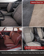 Load image into Gallery viewer, Tweed Upholstery Fabric by the Yard, Automotive Marine Furniture RV Commercial Seat Material, Heavy Duty Woven
