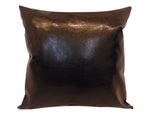 Load image into Gallery viewer, Dark Brown Faux Leather 18"x18" Pillow || Home Decor
