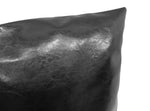 Load image into Gallery viewer, Black Faux Leather 20" x 36" Pillow || Home Décor
