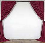 Load image into Gallery viewer, Set of 2 Polyester Backdrop Drapes Curtain Panels 5' x 10' || Event Decor
