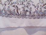 Load image into Gallery viewer, Silver Nude SUTRA Sequin Stretch Mesh 55" Wide || Fabric by the Yard
