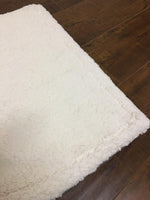 Load image into Gallery viewer, Ivory Sherpa Memory Foam Pet Bed Gray Minky Back 18"x24" || Home Décor
