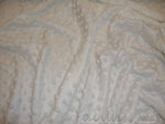 Load image into Gallery viewer, White Minky Dimple Dot Faux Fur Fabric 60” || Fabric by the Yard
