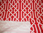 Load image into Gallery viewer, Red White Roman Style 600 Denier Waterproof UV Protection Polyester Canvas 60" Wide || Sunbrella Fabric by the Yard
