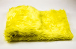 Load image into Gallery viewer, Bright Yellow Shaggy Faux Fur Suede Back 108”x60” Throw Blanket || Home Décor
