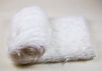 Load image into Gallery viewer, White Shaggy Faux Fur Suede Back Twin 60”x90” Throw Blanket || Home Décor
